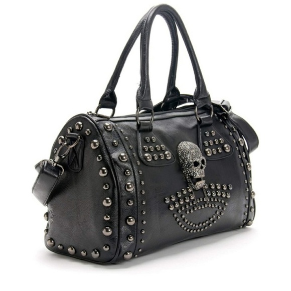 🆕️ Skull Handbag Large Capacity Gothic Style - Picture 1 of 8